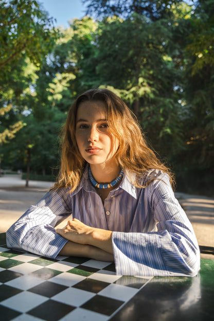 Jaipur Blue Maria White