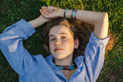 Jaipur Piccolo Turchese/Vino Una