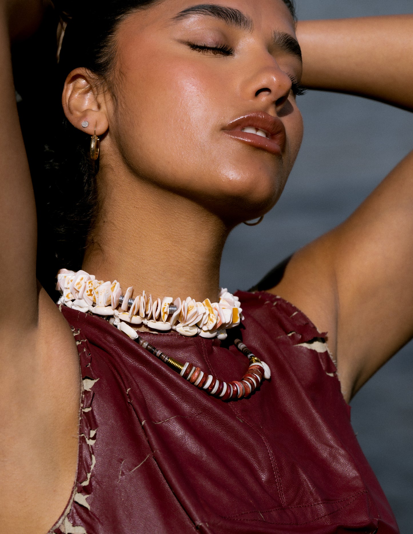 Castaway Pink Shells Silver