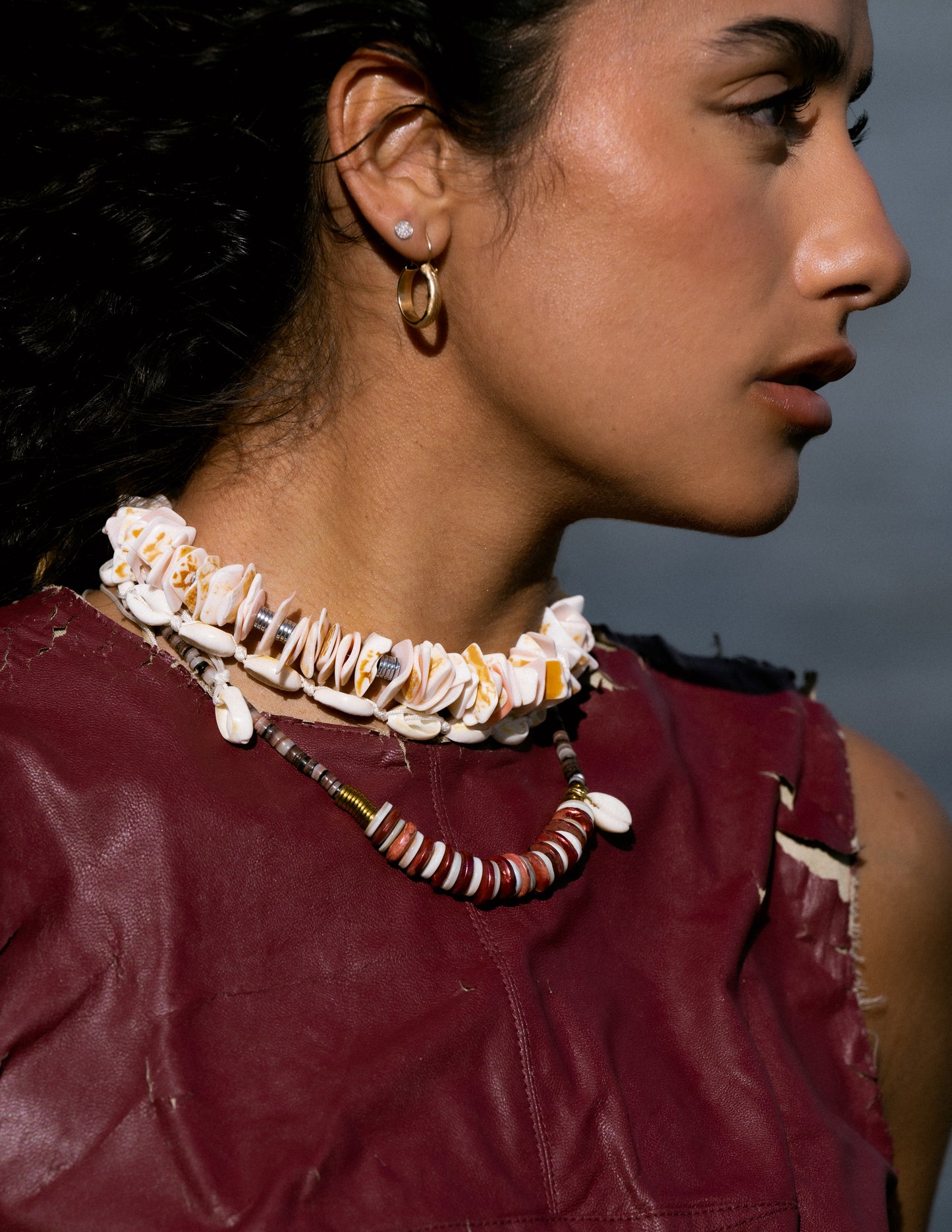 Castaway Pink Shells Silver