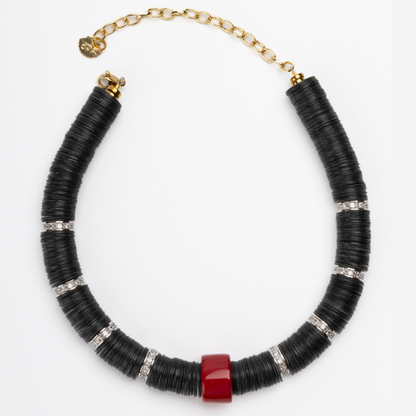 Jaipur Black Coral Bead