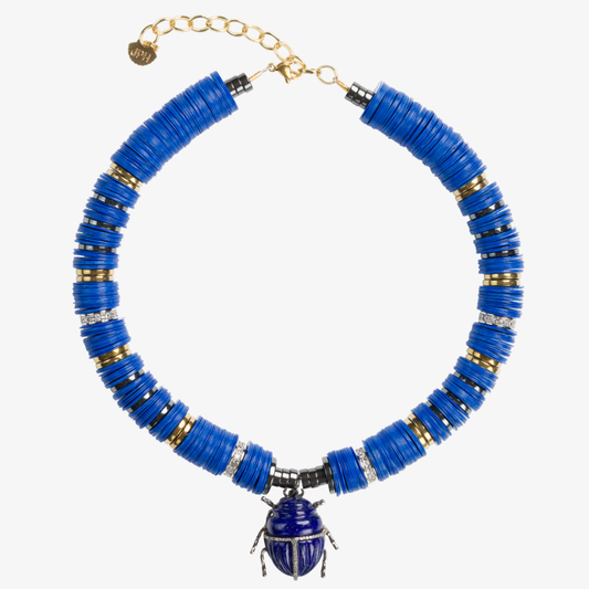 Puka Madre Scarab Blu