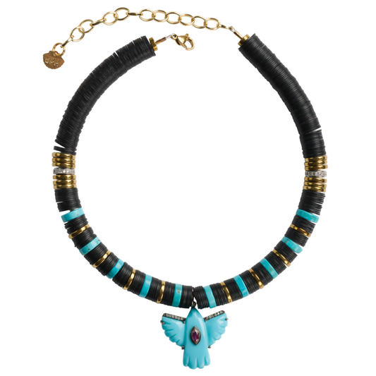 Puka Madre Turquooise Uccello