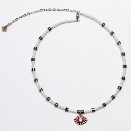 Nano Bianca Occhi Rosso