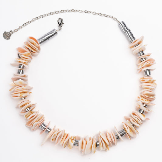 Castaway Pink Shells Silver