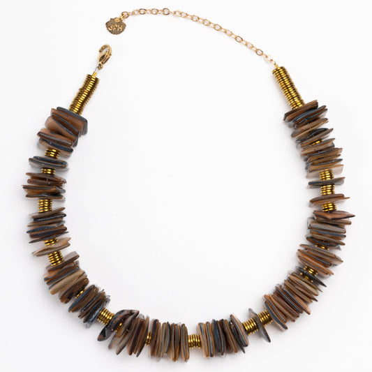 Castaway Brown Shells  Gold