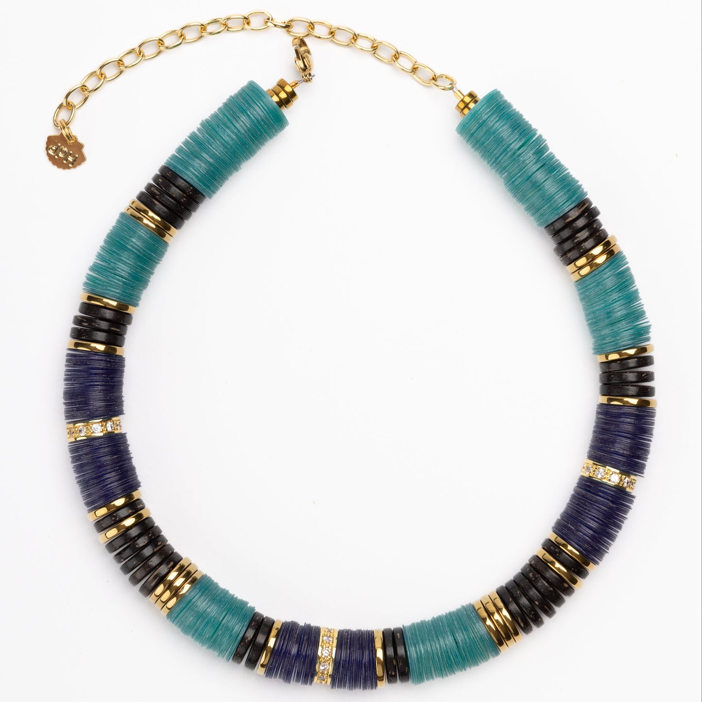 JAIPUR CYAN BLUE BROWN COCO