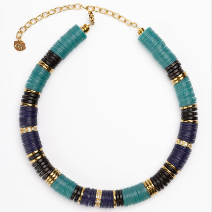 JAIPUR CYAN BLUE BROWN COCO
