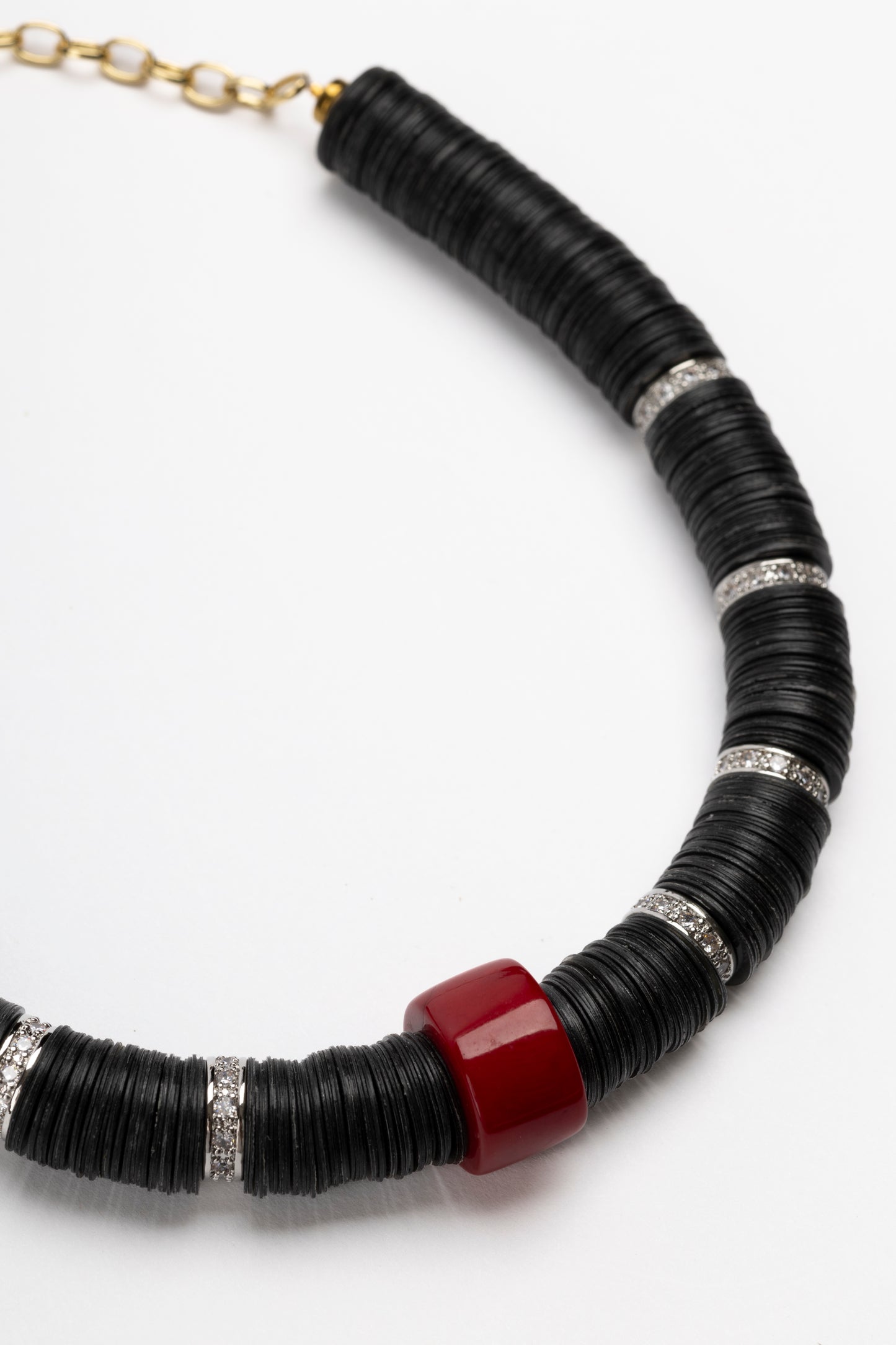 Jaipur Black Coral Bead