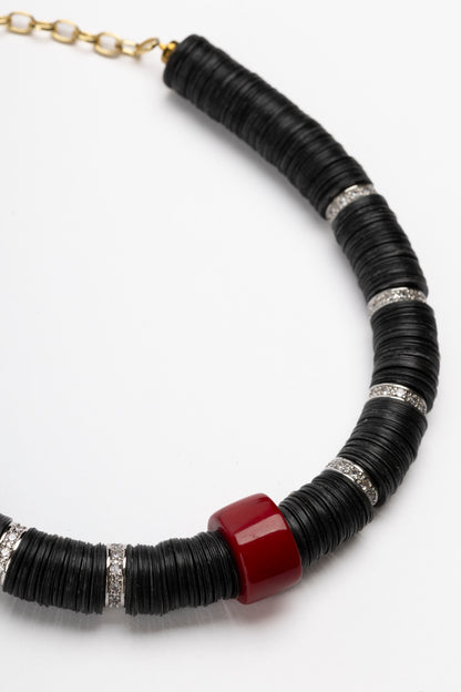 Jaipur Black Coral Bead