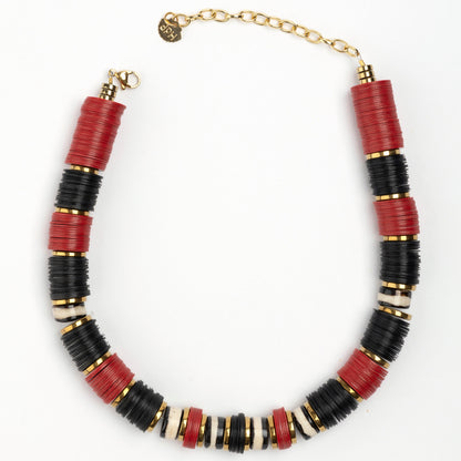 Jaipur Nero/Rosso Wood