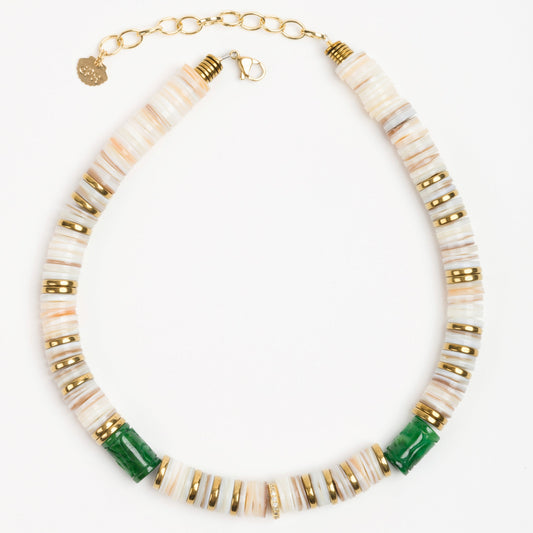 Jaipur Sea Ecru Jade