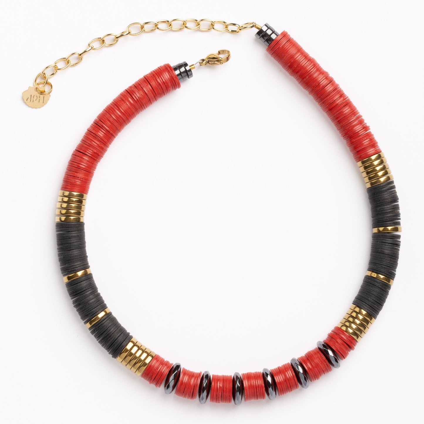 Jaipur Black Red Gold Simple Late