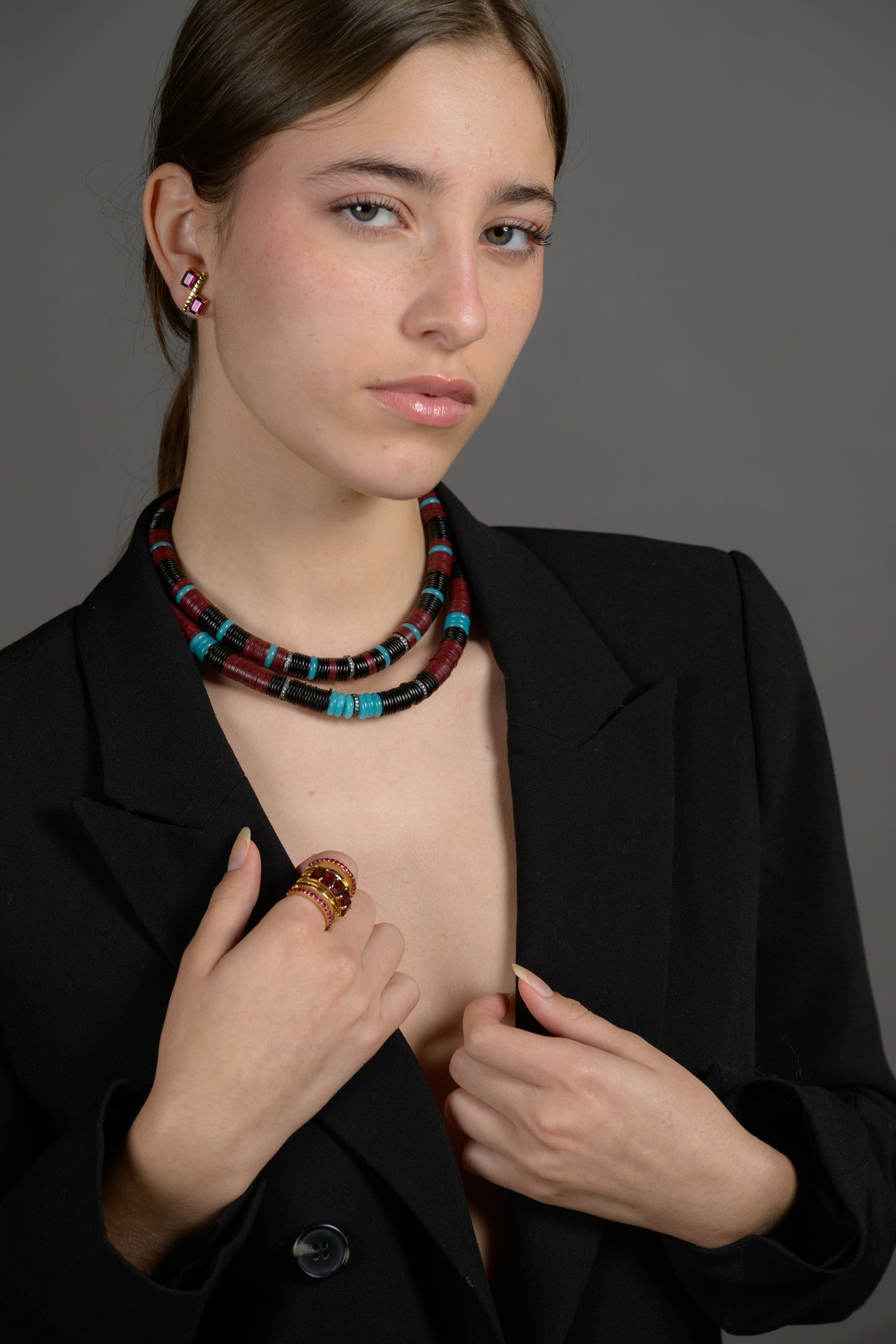 Jaipur Vino Turchese Mixed