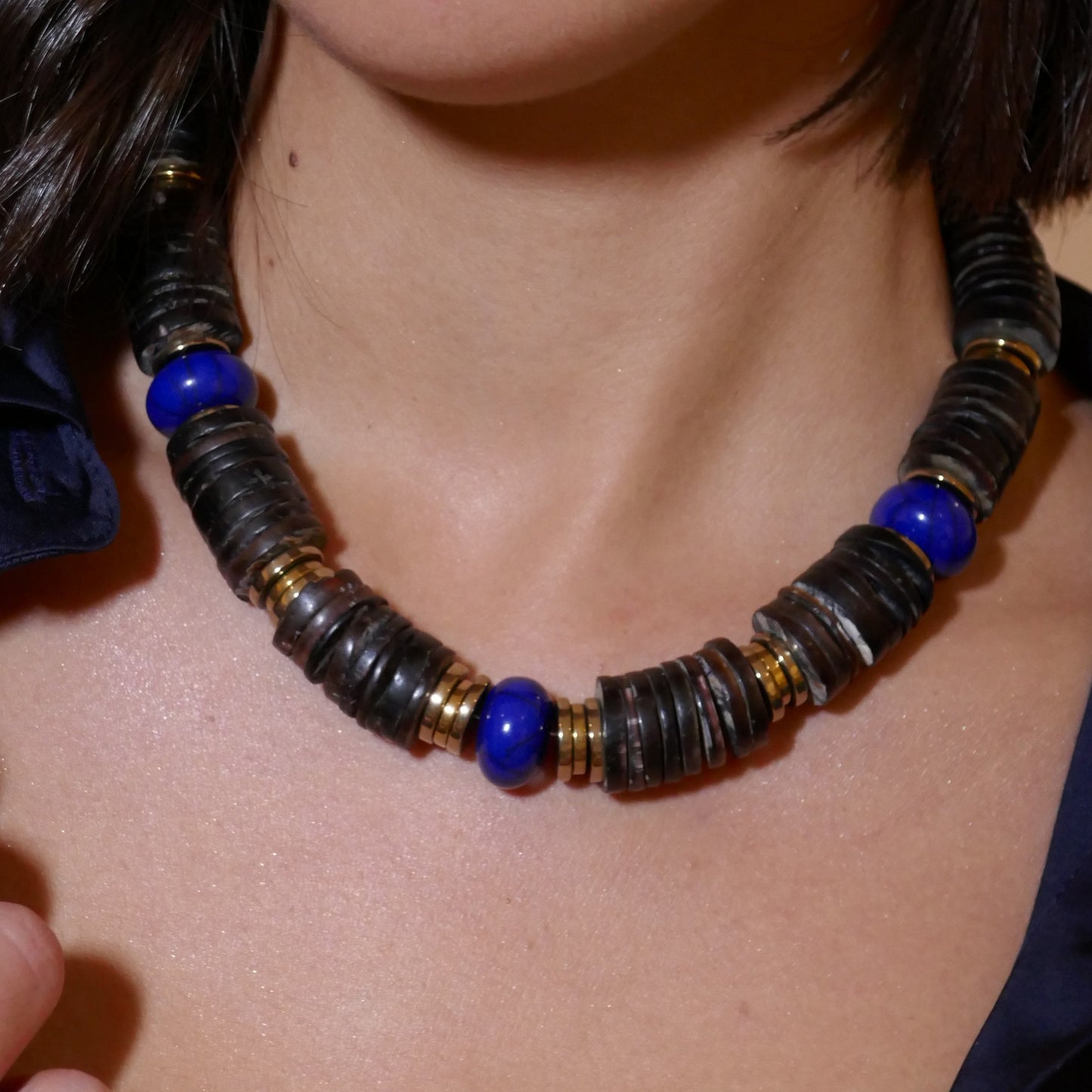 Margarita Buia Blue Glass