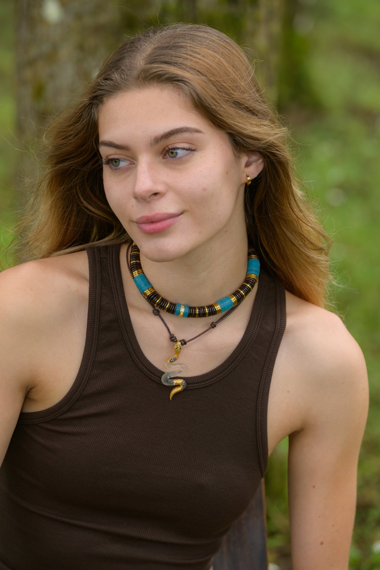 Jaipur Cyan Brown Coco