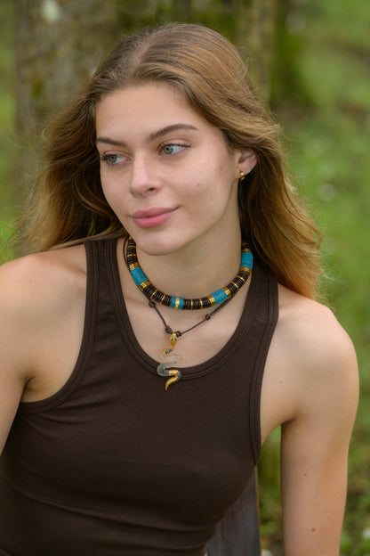 Jaipur Cyan Brown Coco