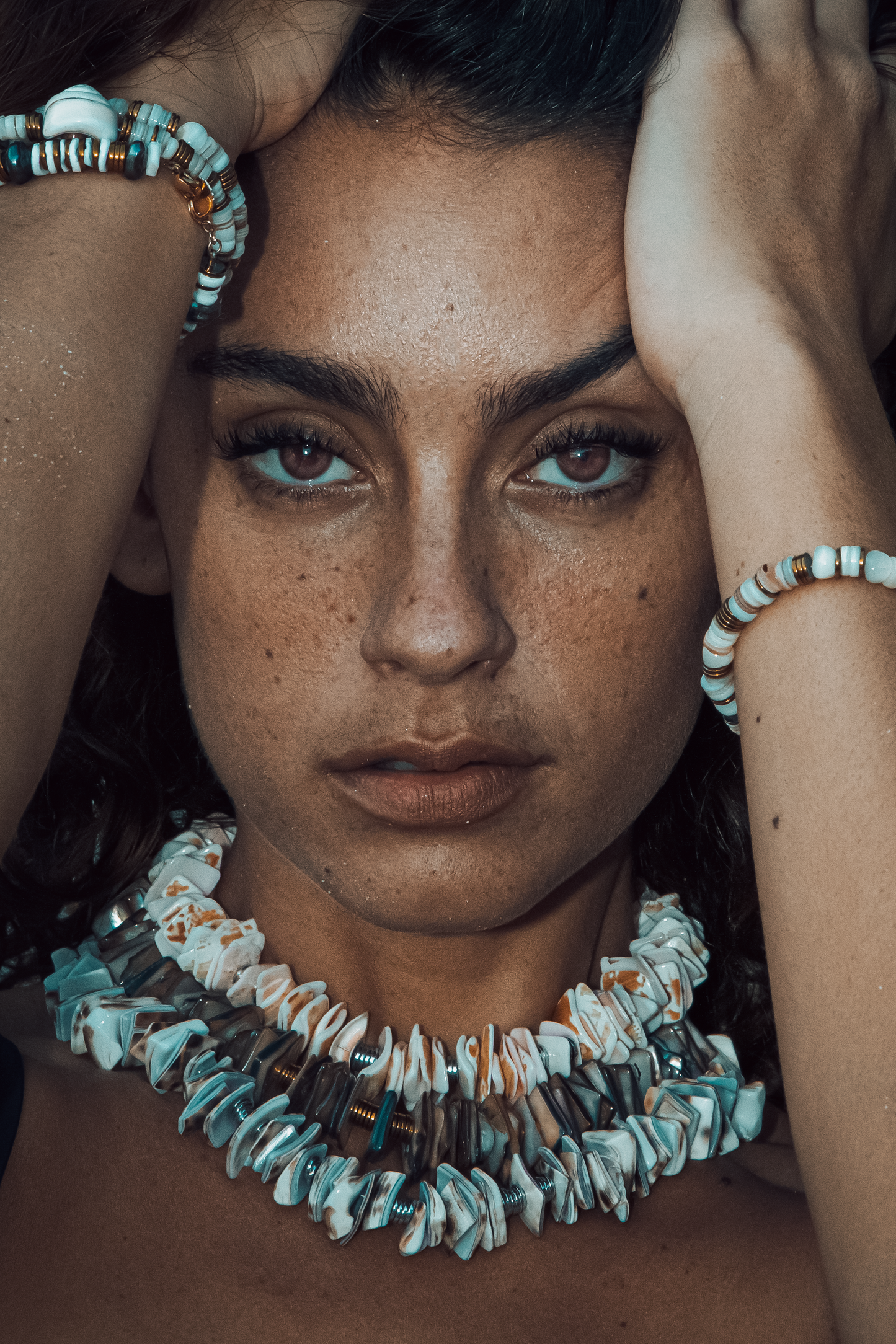 Castaway Brown Shells  Gold